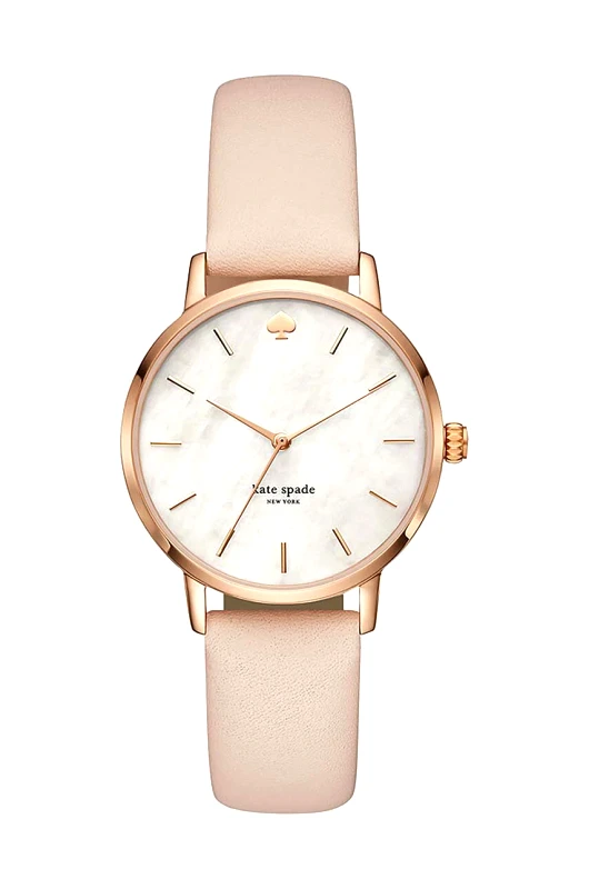 Kate Spade Ρολόι Kate Spade γυναικείo, χρώμα: μπεζ