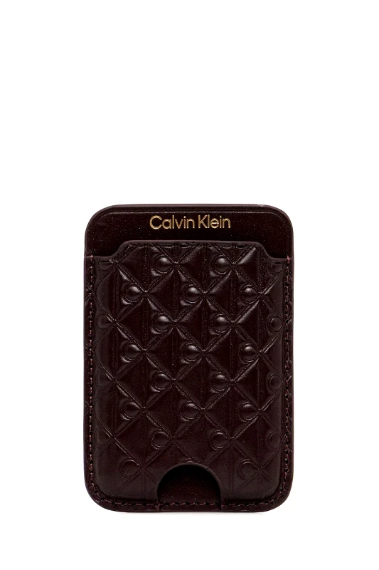 Calvin Klein Δερμάτινη θήκη για κάρτες Calvin Klein