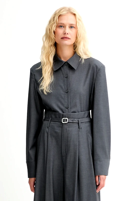 Isabelle Blanche Μάλλινο πουκάμισο ISABELLE BLANCHE