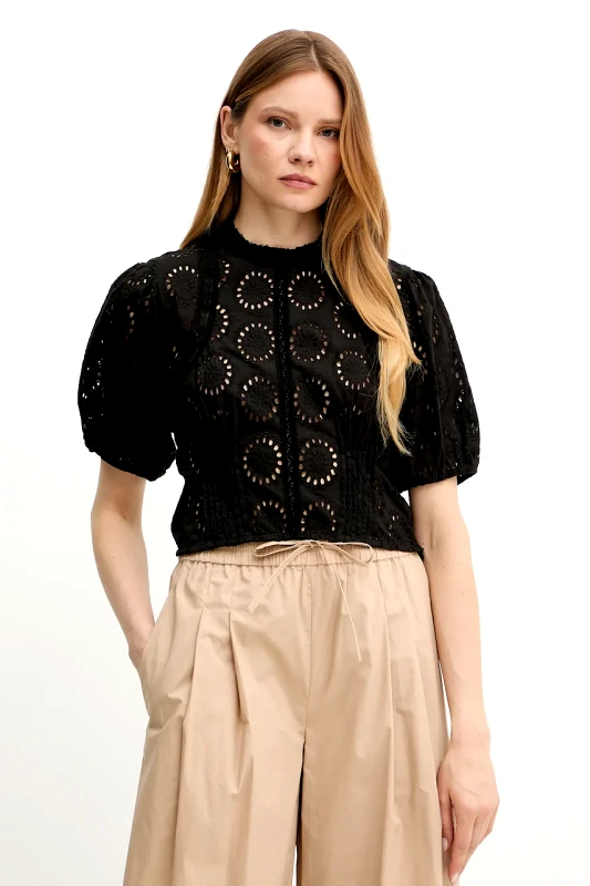 Twinset Βαμβακερή μπλούζα Twinset