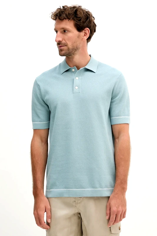 Hackett London Βαμβακερό μπλουζάκι πόλο Hackett London