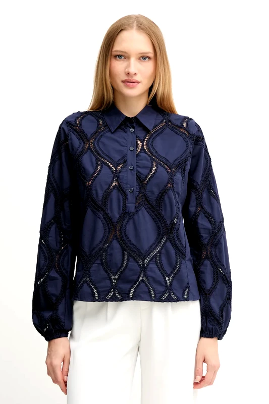 Mos Mosh Βαμβακερή μπλούζα Mos Mosh NOLIN