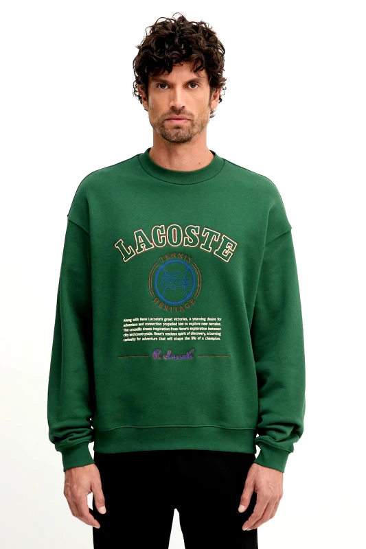 Lacoste Βαμβακερή μπλούζα Lacoste