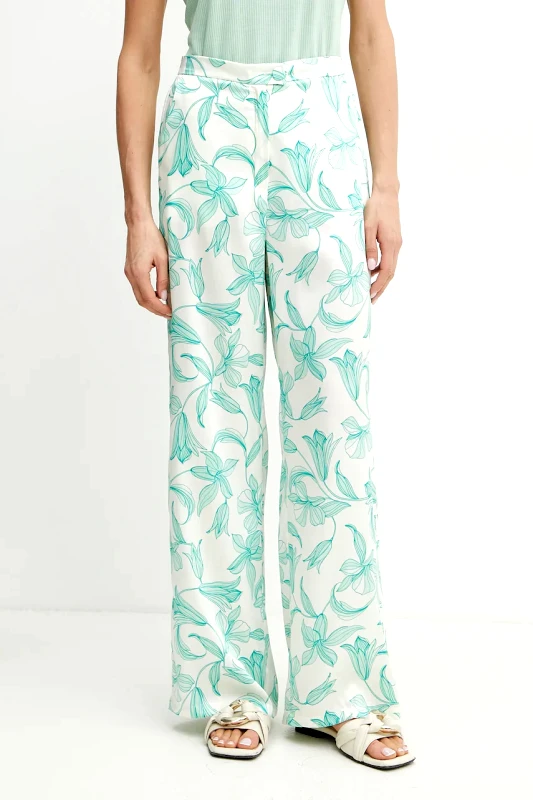 Marella Παντελόνι Marella Emme by Marella χρώμα: πράσινο, 2515131192200