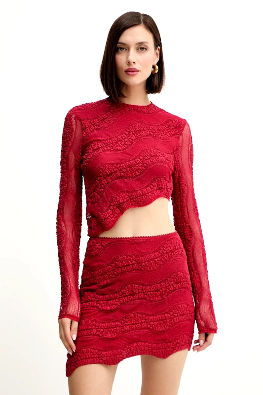 Charo Ruiz Ibiza Μπλουζάκι Charo Ruiz Ibiza χρώμα: κόκκινο, 257103