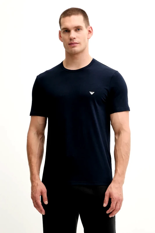 Emporio Armani Underwear Emporio Armani Underwear μπλουζάκι basic ανδρικό βαμβακερό ελαστικό 2-pack