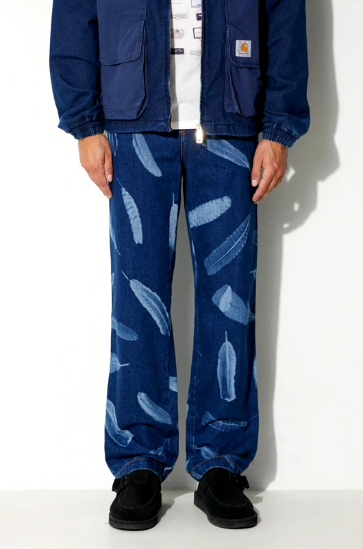 Marcelo Burlon Τζιν παντελόνι Marcelo Burlon Aop Wind Feathers F30
