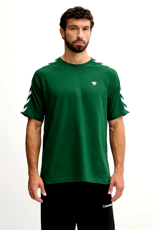 Hummel Hummel t-shirt ανδρικό βαμβακερό Archive Loose