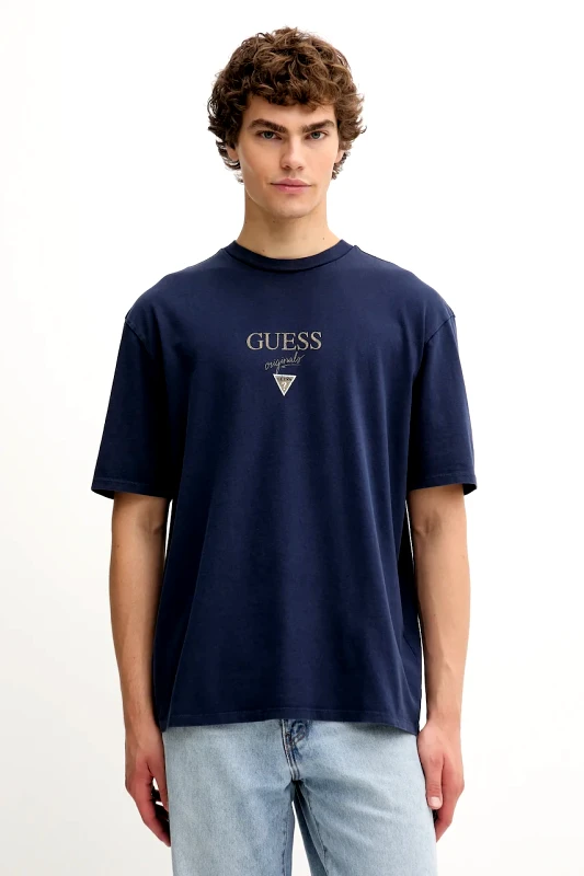 Guess Originals Βαμβακερό μπλουζάκι Guess Originals