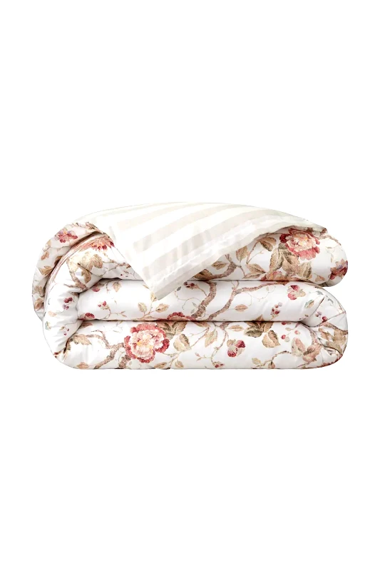 Ralph Lauren Βαμβακερή παπλωματοθήκη Ralph Lauren ELSIE Cream 140 x 200 cm