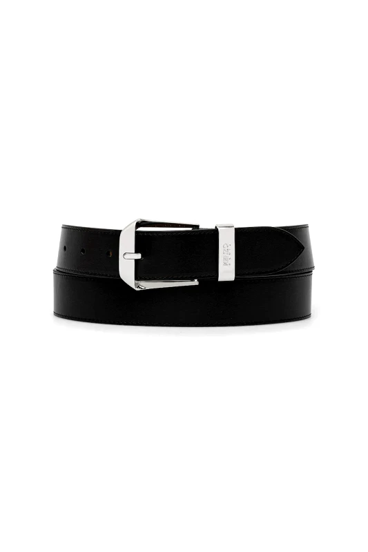 Kenzo Δερμάτινη ζώνη Kenzo χρώμα: μαύρο, FF58CE046L26.99