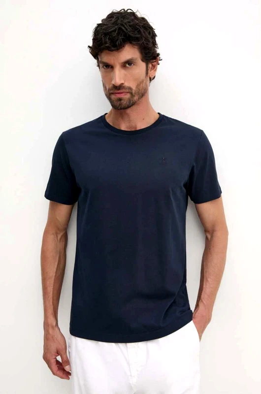 Hackett London Βαμβακερό μπλουζάκι Hackett London