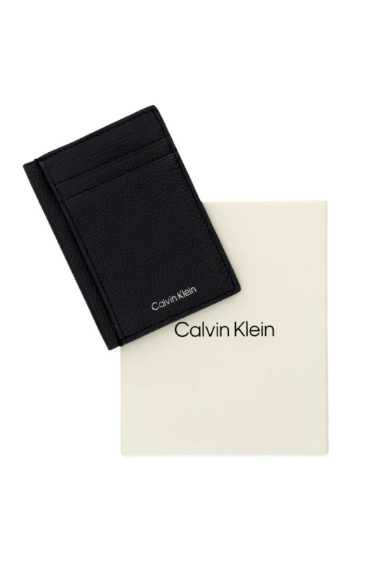 Calvin Klein Δερμάτινη θήκη για κάρτες Calvin Klein