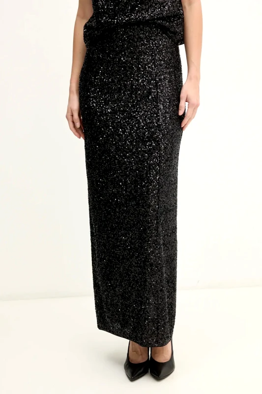 DIANE VON FURSTENBERG Φούστα DIANE VON FURSTENBERG χρώμα: μαύρο, DVFKL4S001