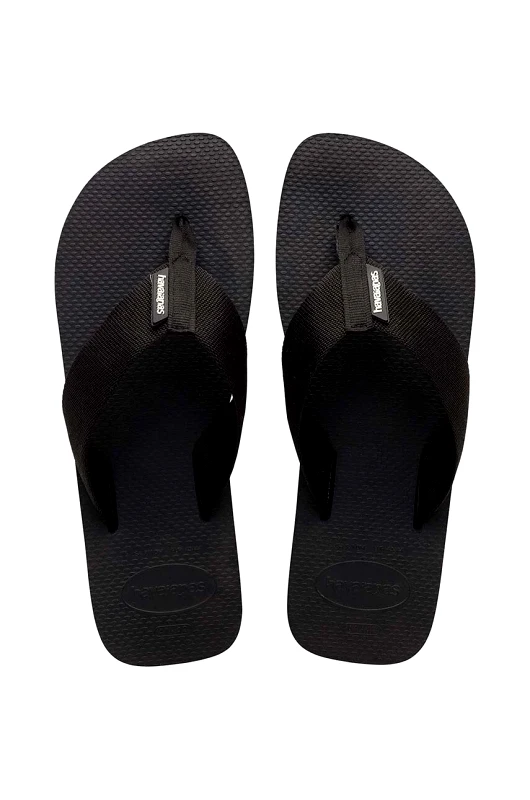 Havaianas Σαγιονάρες Havaianas URBAN BASIC χρώμα: μαύρο, 4148427.0090