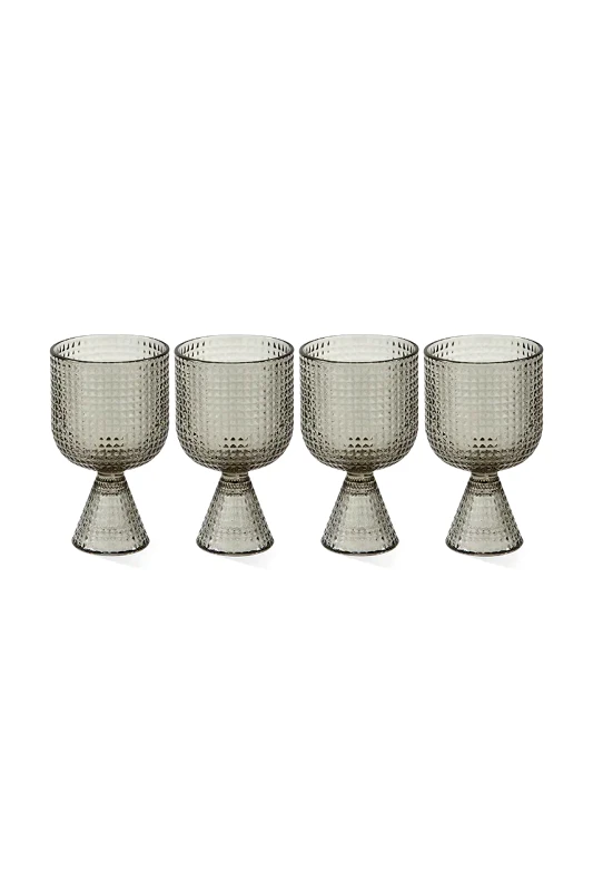 Pols Potten Σετ ποτηριών κρασιού Pols Potten Rooftop 390 ml 4-pack