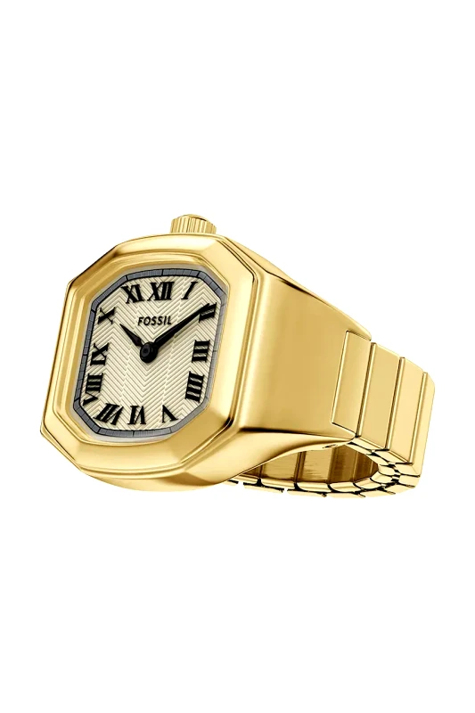 Fossil Δαχτυλίδι με ρολόι Fossil