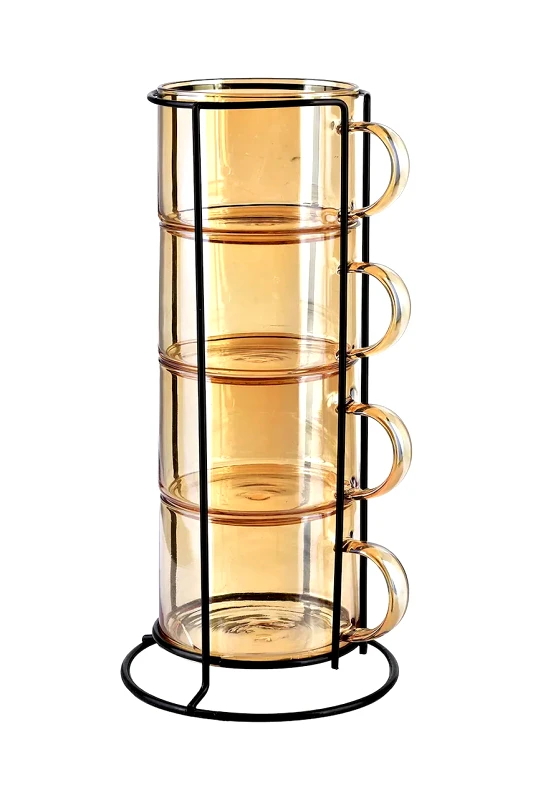 Affek Design Σετ κούπες με βάση Affek Design Peter Honey 350 ml 4-pack