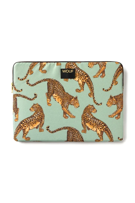 WOUF Θήκη φορητού υπολογιστή WOUF Emerald Leopard 15"/16"