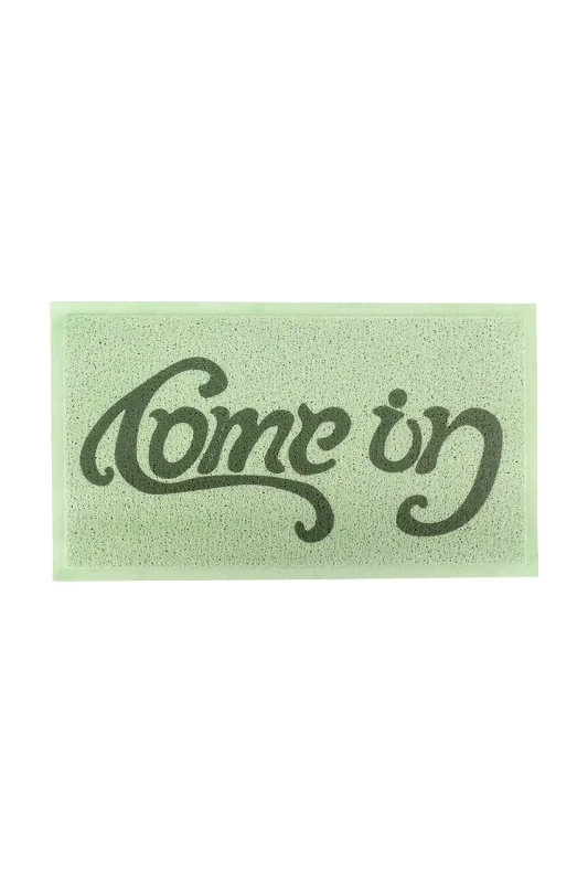 Artsy Doormats Χαλάκι Artsy Doormats Green Come In 70 x 40 cm