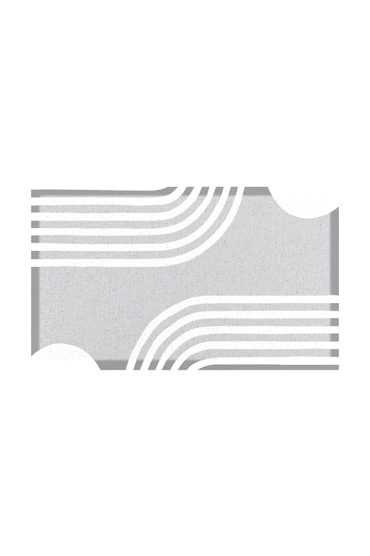 Artsy Doormats Χαλάκι Artsy Doormats Grey Abstract Line 70 x 40cm