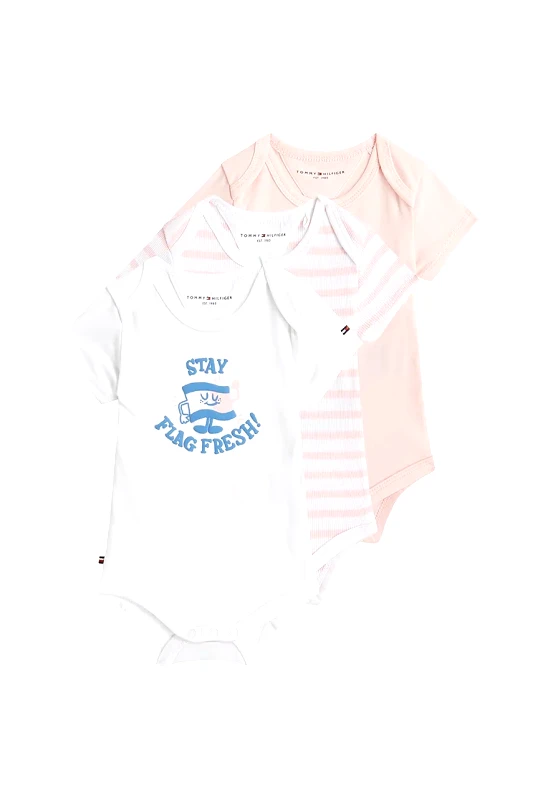 Tommy Hilfiger Φορμάκι μωρού Tommy Hilfiger 3-pack