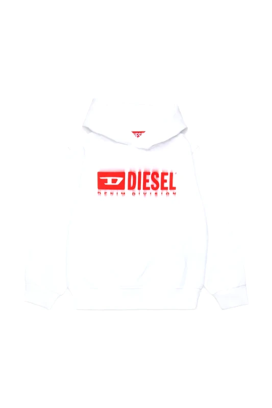 Diesel Παιδική βαμβακερή μπλούζα Diesel SGINNHOODL5 OVER SWEAT-SHIRT