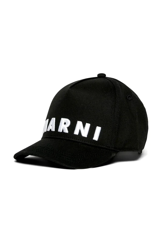 Marni Παιδικό βαμβακερό καπέλο μπέιζμπολ Marni MF38U HAT