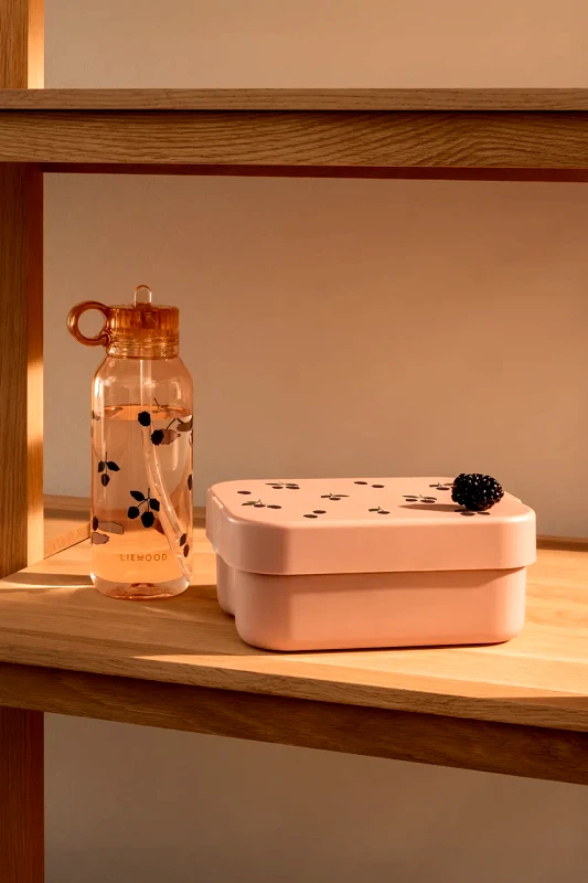Liewood Σετ μπουκάλι παιδικό και μπολ γεύματος Liewood Chelsey Printed Lunchbox Set