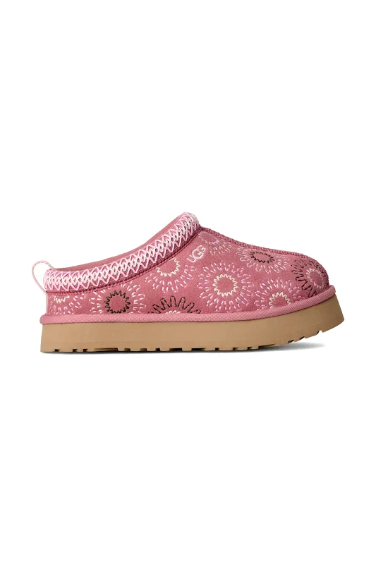 UGG UGG Παιδικές παντόφλες σουέτ UGG TAZZ SUN STITCH