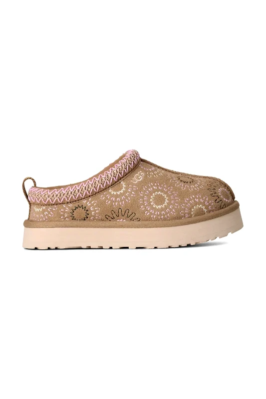 UGG UGG Παιδικές παντόφλες σουέτ UGG TAZZ SUN STITCH