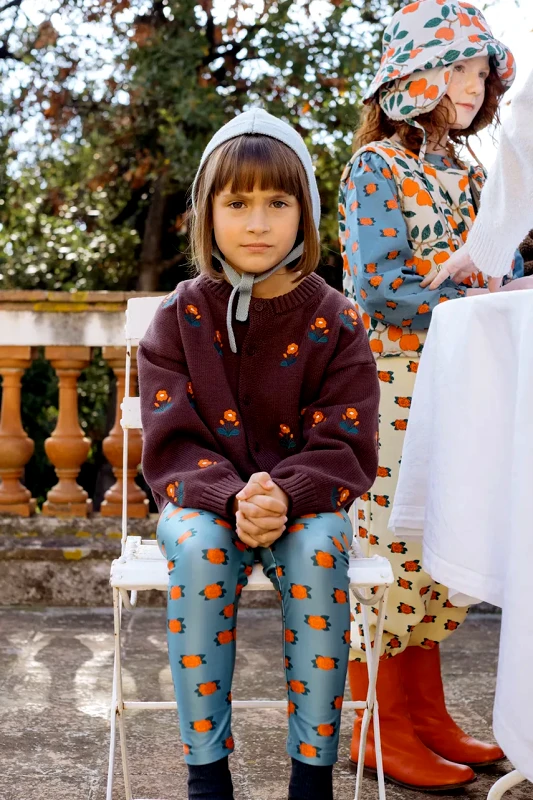 Tinycottons Παιδικό κάρδιγκαν Tinycottons FLOWERS CARDIGAN