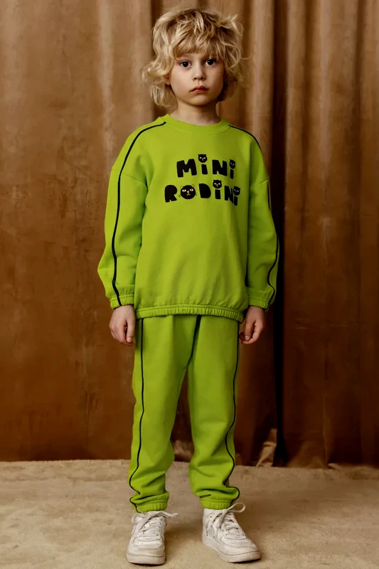 Mini Rodini Παιδική βαμβακερή μπλούζα Mini Rodini Mini Rodini Cats