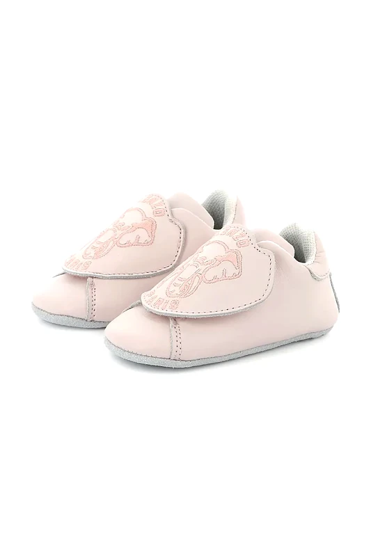 Kenzo kids Δερμάτινα βρεφικά παπούτσια Kenzo Kids
