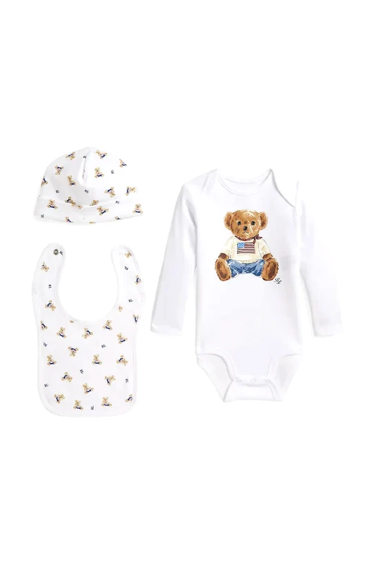 Polo Ralph Lauren Βαμβακερά φορμάκια για μωρά Polo Ralph Lauren