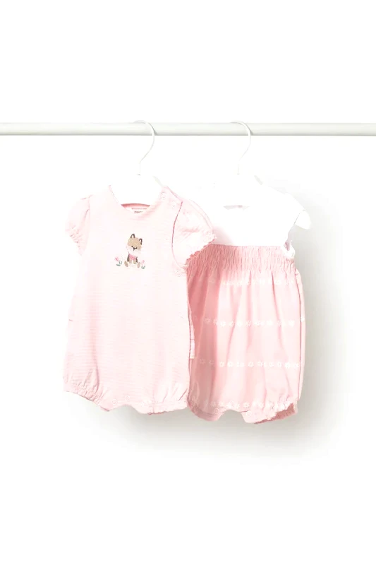 Mayoral Newborn Βρεφικά φορμάκια Mayoral Newborn 2-pack