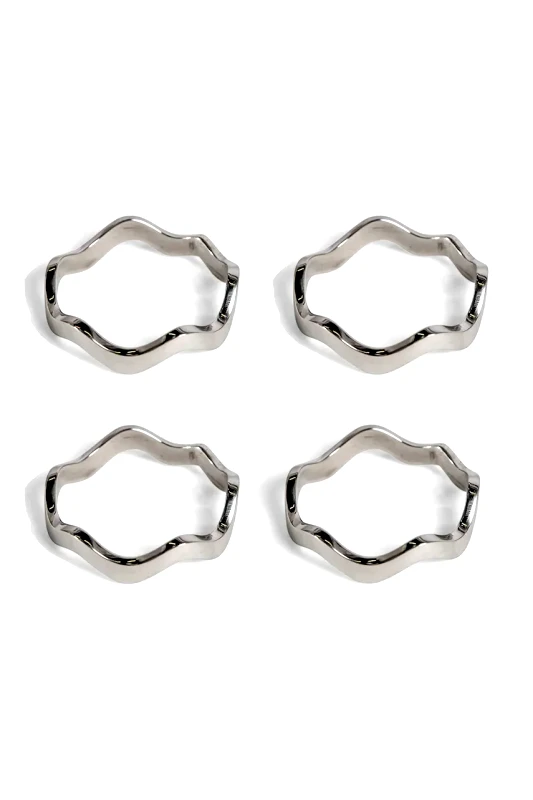Sagaform Δαχτυλίδια χαρτοπετσέτας Sagaform Anna 5 x 5 cm 4-pack