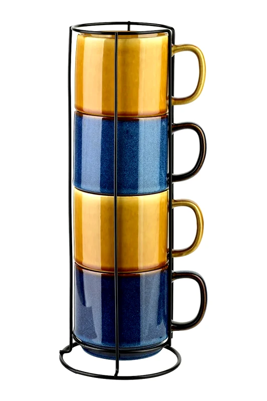 Affek Design Affek Design σετ κούπες με στήριγμα από κεραμικό 15 x 15 x 36 cm