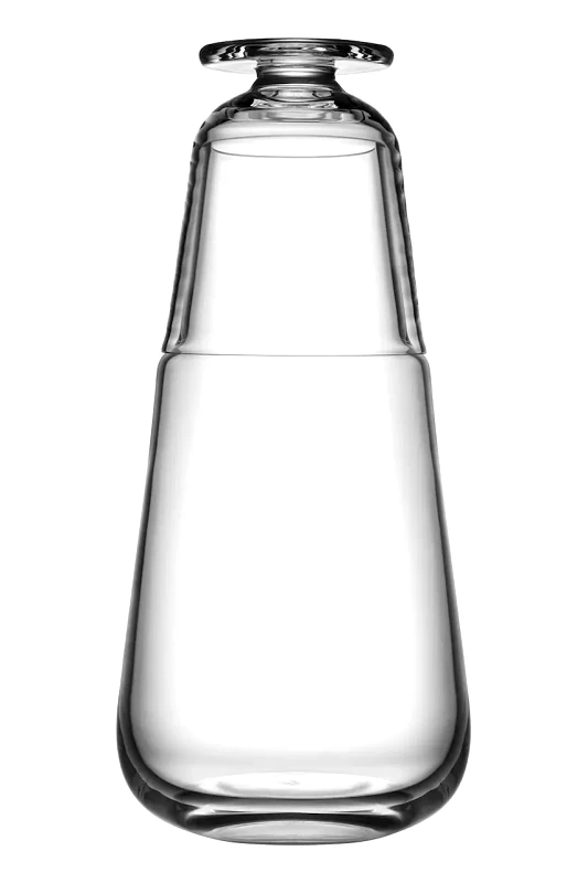 Kosta Boda Καράφα με ποτήρι Kosta Boda Viva 900 / 200 ml