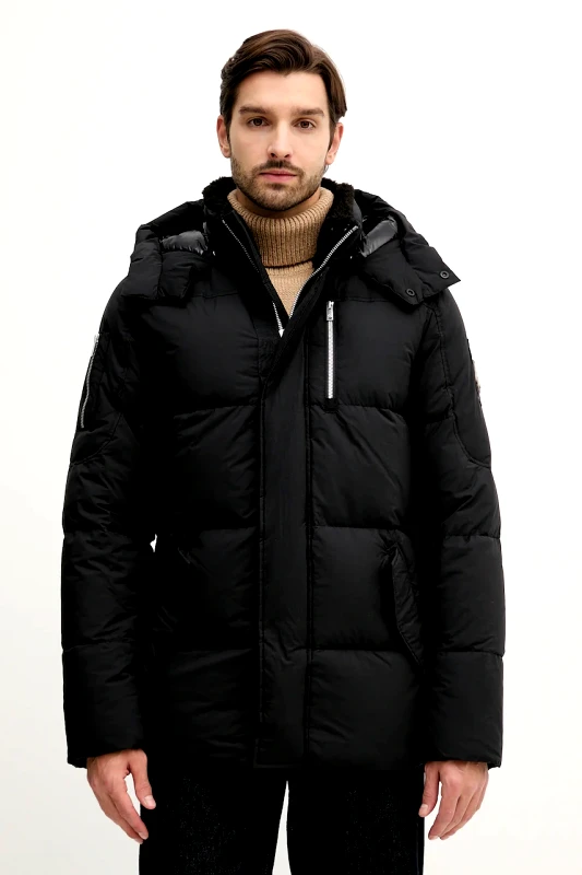 MOOSE KNUCKLES Μπουφάν με επένδυση από πούπουλα MOOSE KNUCKLES EVEREST