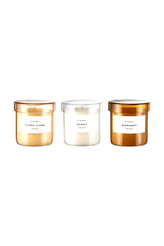 Blomus Αρωματικό κερί σόγιας Blomus VALOA S 3-pack