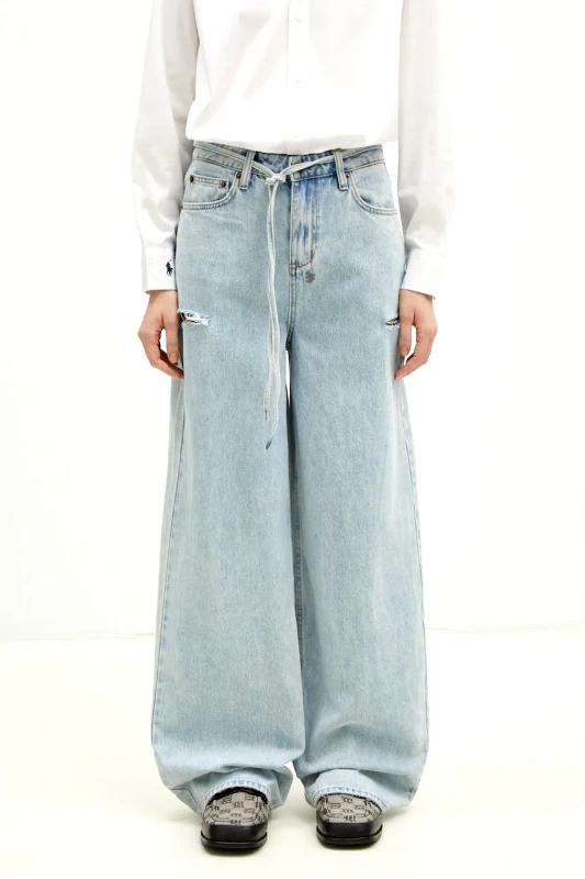 KSUBI Τζιν παντελόνι KSUBI Baggy Jean Rollin Kut Out