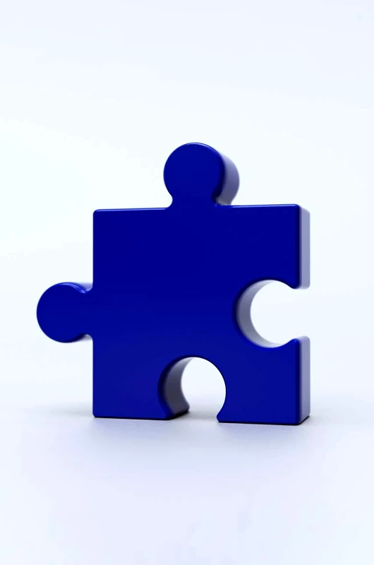 Fluid Market Διακοσμητικό βάζο Fluid Market Blue Puzzle Vase