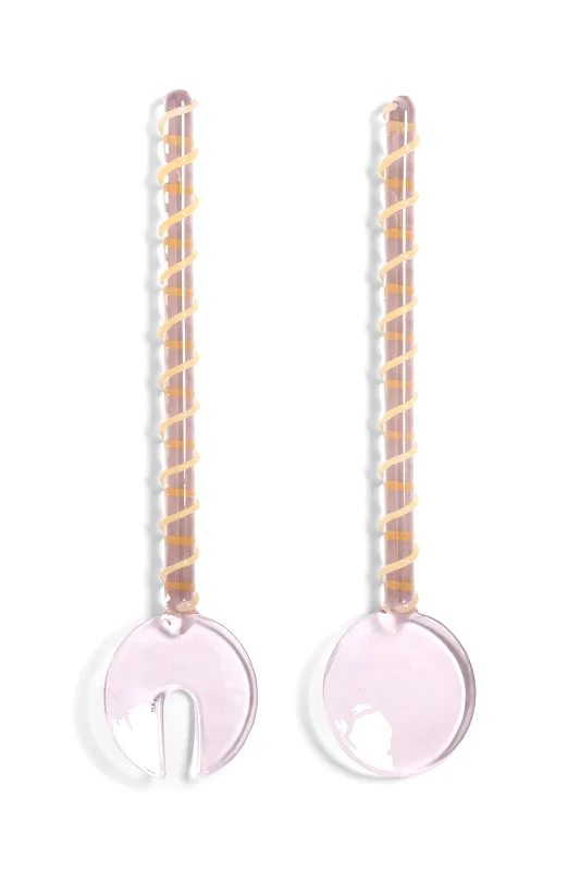 &k amsterdam Κουτάλια σαλάτας &k amsterdam sling pink 2-pack