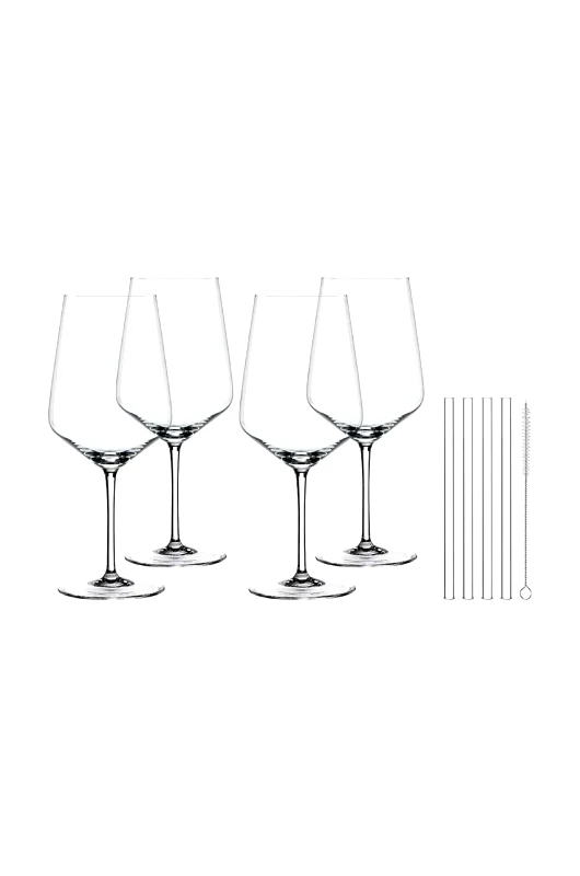 Nachtmann Σετ ποτηριών κοκτέιλ με καλαμάκια Nachtmann Coctail Spritz 630 ml 4-pack