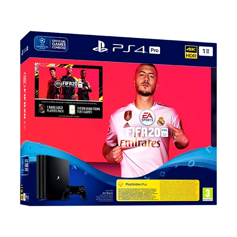 Sony Sony PS4 Pro 1TB & FIFA 20 Gaming Combo