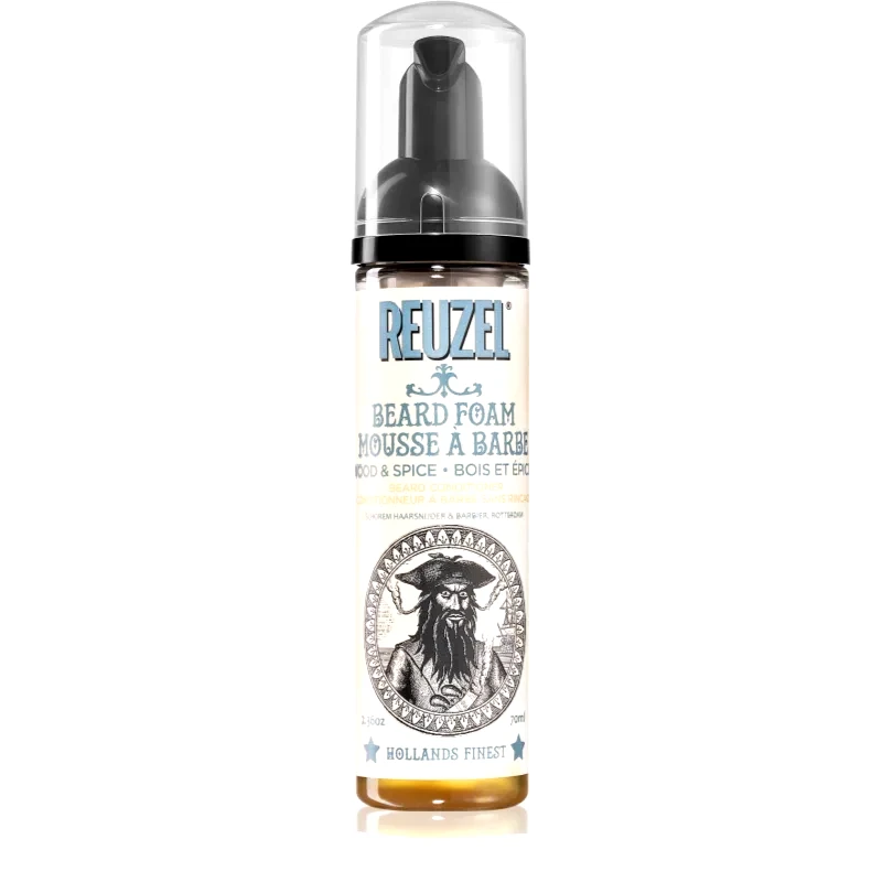 Reuzel Reuzel Wood & Spice αφρώδες μαλακτικό για γενειάδα 70 ml