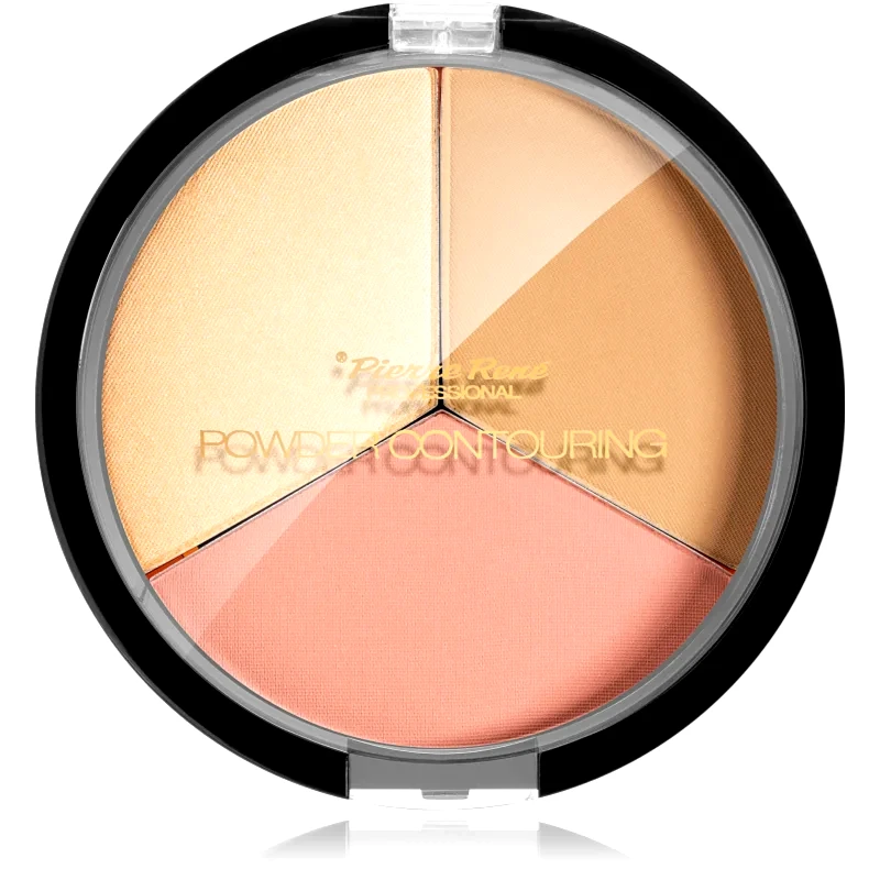 Pierre René Pierre René Powder Contouring παλέτα περιγράμματος και λαμπερότητας 23 γρ