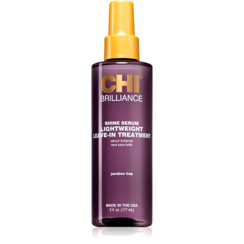 CHI CHI Brilliance Shine Serum Lightweight Leave-in Ttreatment ελαφρύς ορός Για λάμψη και απαλότητα μαλλιών 177 ml