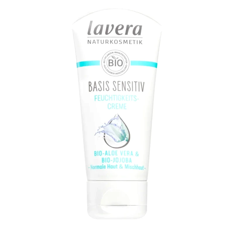 Lavera Lavera Basis Sensitiv ενυδατική κρέμα προσώπου για κανονική έως μικτή επιδερμίδα 50 ml